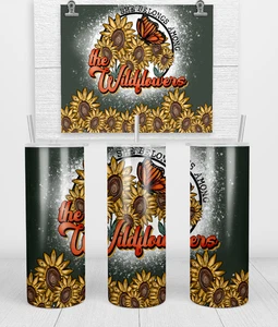 She Belongs Among the Wildflowers 20 Oz dünner Metallbecher mit Deckel und Strohhalm - Bild 1 von 1