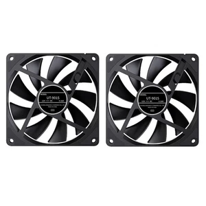 2 Stück Computergehäuselüfter, 92 mm, 4-Polig, PWM, Hoher Luftstrom, Ultrad3470 - Bild 1 von 8