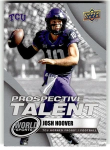 2025 Upper Deck Mondo dello Sport - Prospettiva Talento Josh Hoover #367 (RC) - Foto 1 di 2