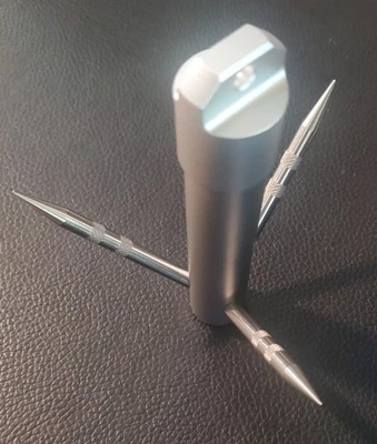 Maratec Pocket Grappling Hook 5.5" Aluminum Body Stainless Spikes New Condition - Image 1 of 3