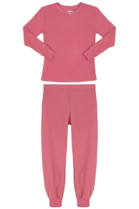 Warm Lady’s Waffle Thermal Set Bottom and Top Women Set S M L XL 2XL AP2120 - Picture 1 of 7