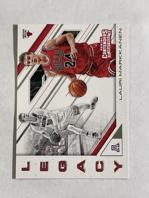Selecciones del draft de Panini Contenders 2018 - Legacy Lauri Markkanen #24 Foto 1 de 2