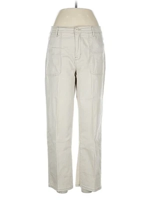 Pantalones informales Kensie marfil para mujer 8 Foto 1 de 4