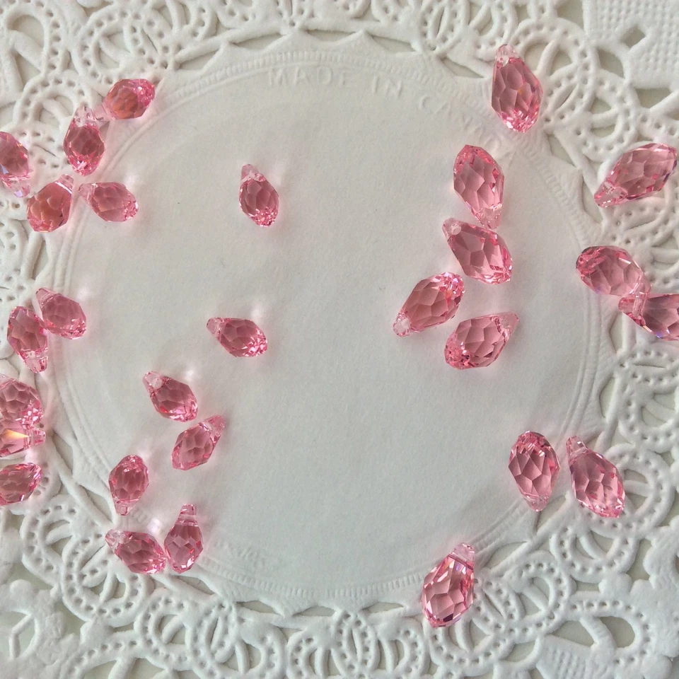  Colgante Gota Cristal Swarovski® #6007 Tamaños 7mm y 9mm - Elige Color 6 Piezas. PK. Foto 1 de 1