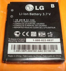 OEM LG LGIP-570N BATTERY FOR GM310, KV600, KV800, GD570 DLITE GS505 SENTIO - Picture 1 of 2
