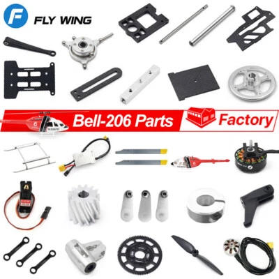 Fly Wing Bell-206 RC Helicopter Parts Original Factory Accessories Upgrades - Image 1 of 4