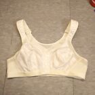 Natural Accents Bra Size 36B Womens Front Closure Wireless Posture Back 3989