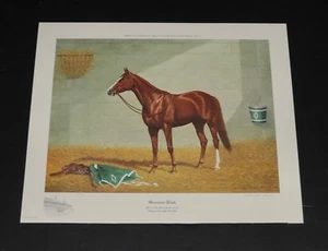 Richard Stone Reeves - Genuine Risk - Collectible Horse Racing  Print - MINT - Picture 1 of 6