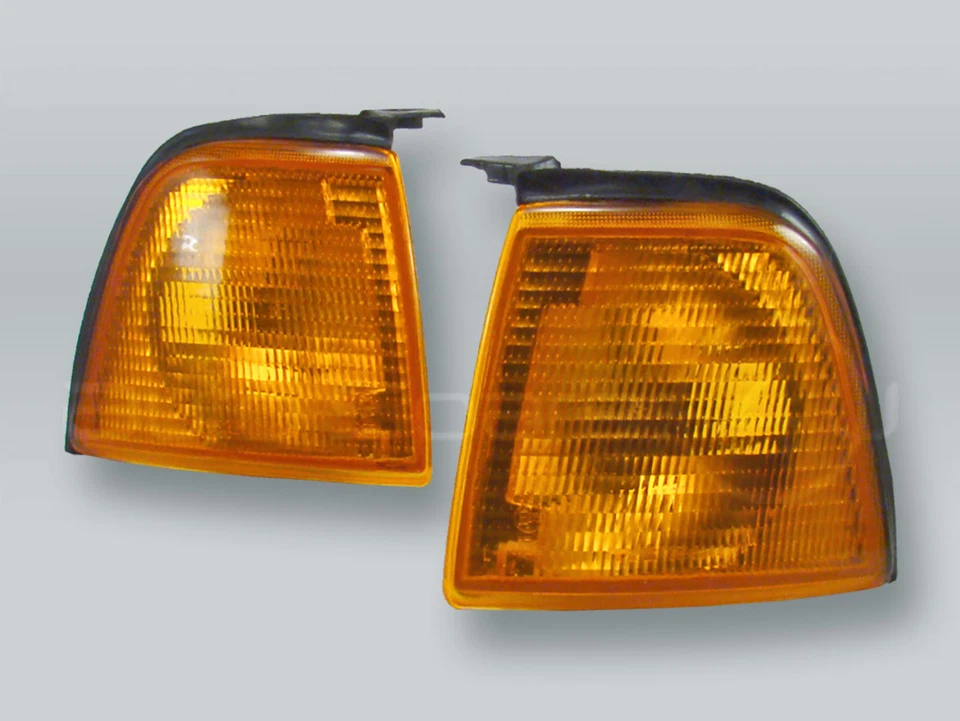 Amber Corner Lights Parking Lamps PAIR fits 1988-1995 AUDI 80 90 - Image 1 of 2