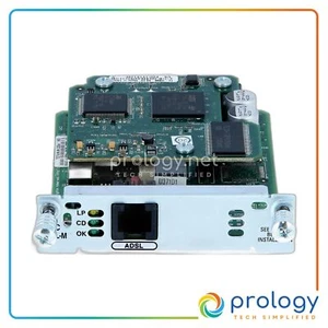Cisco HWIC-1ADSL-M ADSL2+ Annex M Card Plug-in Module Tax Inv Tested - Picture 1 of 4