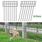 10 Pack Garden Decorative Fence Rustproof Animal Border Fence for Yard 10ftx17in
