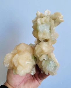 Green Apophyllite with Stilbite Crystal  AP260A - Picture 1 of 5