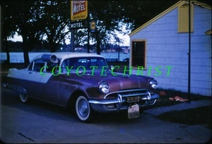 1950s Original Slide 1955 PONTIAC STAR CHIEF or CHIEFTAIN Classic American Car E - Picture 1 of 1