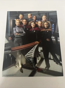 1998 Star Trek Voyager TV Cast 8 x 10 Chromium Photo JERI RYAN - Bild 1 von 2