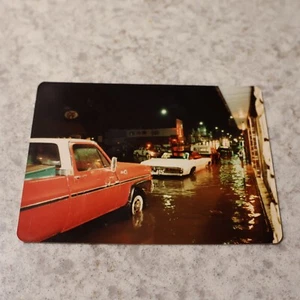 Ontonagon Michigan Town Ice & Flood Scene 1970's Photo Found - Picture 1 of 4