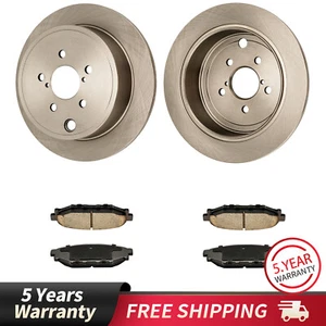 Rotores de disco trasero y pastillas de freno para Subaru Impreza Forester Outback Legacy BRZ - Imagen 1 de 14