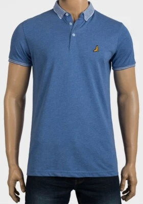 Camiseta polo para hombre Brave Soul Guante Cuello de Algodón Mangas Cortas Informal Talla S Foto 1 de 2