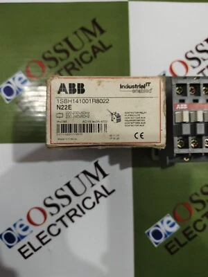 ABB N22E 1SBH141001R8022 AUXILIRY CONTACTOR 10A VOLTAGE 220VAC FREEFAST SHIPPING - Image 1 of 4