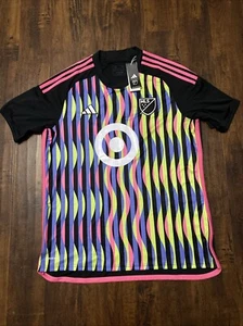 NWT MLS Soccer Jersey Adidas All Star Game Messi Major League Men’s XL. A5 - Picture 1 of 10