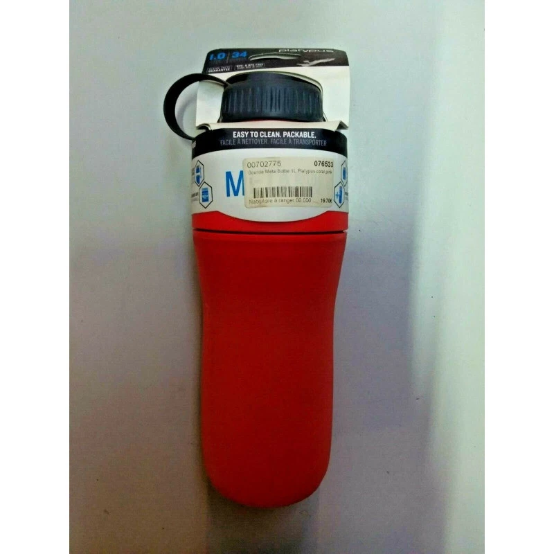 Kürbisflasche Meta Koralle 1 Litre. Platypus - Bild 1 von 3