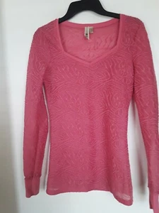 Women's  BKE  Top Blouse Small  Dark Pink - Picture 1 of 5
