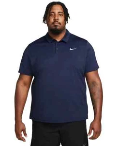 Nike Men's Blue Long Sleeve Dri-FIT Football Performance Golf Polo Shirt Sz 3XL - Picture 1 of 8