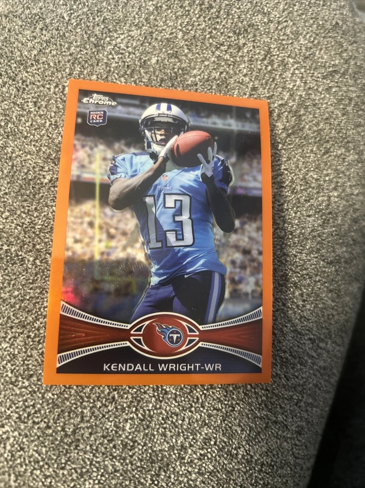 2012 Topps Chrome Orange Refractors Titans Football  #212 Kendall Wright (fb1) - Image 1 of 1