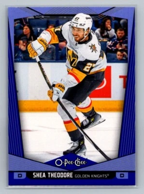 2024-25 O-Pee-Chee #345 Shea Theodore Blue Border Vegas - Image 1 of 2