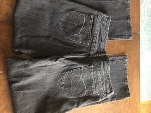 Chicos Slimming Women’s Black Jeans Sz 1.5 (10) EUC 28.5 Length Short High Rise - Picture 1 of 6