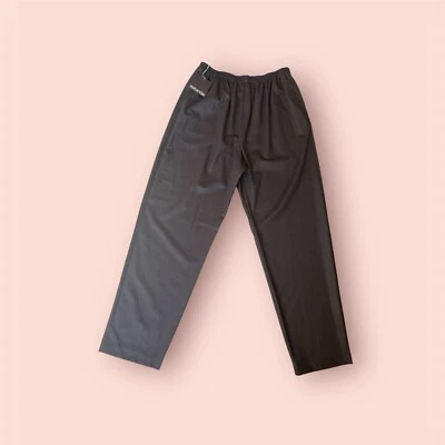 Calça regular Eskandar Bison cintura elástica 3 lã Nova Zelândia nova com etiquetas - Imagem 1 de 4