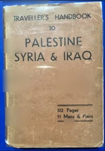 Palestine Israel Middle East Travel Book London Print 1934 All Maps Complete - Imagen 1 de 1