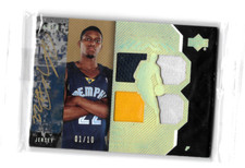 2006-07 Upper Deck UD Black Uncirculated Rudy Gay Patch Auto#1/10