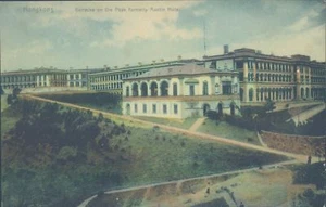 HONG KONG Barracks on the Peak formerly Austin hotel 1906 PC unused - Imagen 1 de 2
