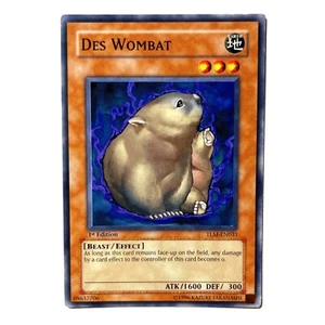 Des Wombat MP 1st Edition Common TLM-EN031 Yu-Gi-Oh! TCG See Photos - Picture 1 of 2
