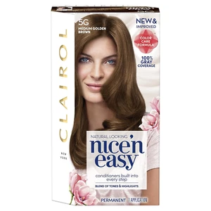 Nice 'n Easy Permanent Color Kit 2.4 Oz, 5g Medium Golden Brown, 1 Count - Picture 1 of 12