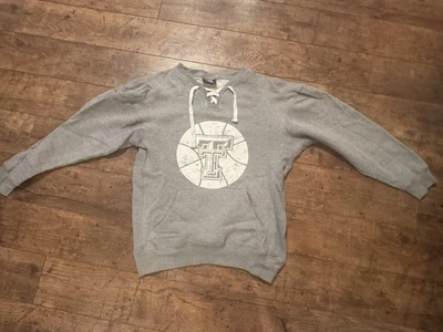 Texas Tech University Sweatshirt Women’s Large Terry Cozy Basketball Red Raiders - Image 1 of 4