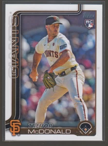 2025 Topps #357: Trevor McDonald (RC) - Imagen 1 de 1