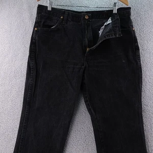 Wrangler Cowboy Cut Jeans Black Y2K Size 36x32 Men's Denim Pants Rodeo Skater - Picture 1 of 7