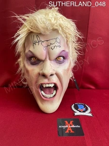 Máscara de David firmada autografiada por Kiefer Sutherland The Lost Boys Beckett certificado de autenticidad horror - Imagen 1 de 3