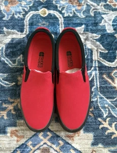 New Shoes For Crews Unisex Ollie II Men 8/ Women's 9.5 -RED w Black trim - Picture 1 of 6