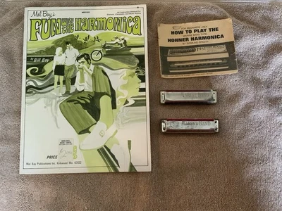 Libro de instrucciones y música 2 M. Hohner Marine Band Harmonica A440 clave de G & C Foto 1 de 4
