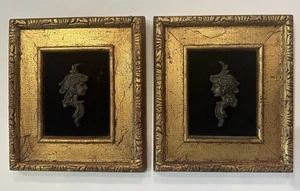 Art Noveau Gold Wood Framed Ladies. approximately 7”x9”. See Disclosures. - Picture 1 of 4