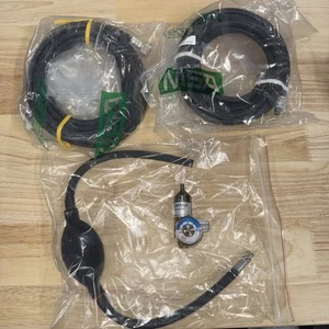 MSA Flow Control 467895 Gas Regulator w/ Aspiration Sampler & Extension Cable - Picture 1 of 6