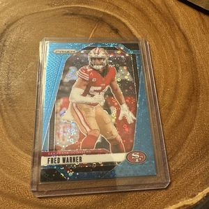 Fred Warner 2024 Panini Prizm Blue Disco (No Huddle) 35/99 #255 - Picture 1 of 3