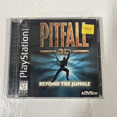 Pitfall 3D: Beyond the Jungle Sony PlayStation 1 PS1 Game Complete w/ Manual - Image 1 of 4