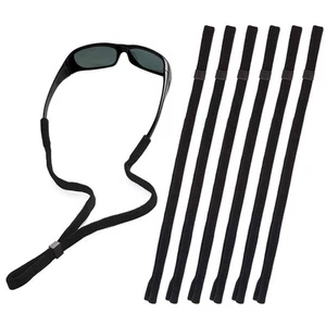 Black Glasses Strap, Sports Sunglasses & Eyeglasses Holder Straps for Men Women, - Picture 1 of 12