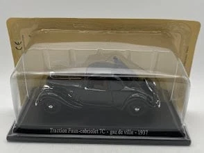 Citroen Traction Faux Cabriolet 7C gaz de ville 1937 Atlas 1:43 diecast - Immagine 1 di 1