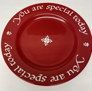 Original Red Plate Company "You Are Special Today" 1979 Hecho en Alemania 10.5" - Imagen 1 de 4