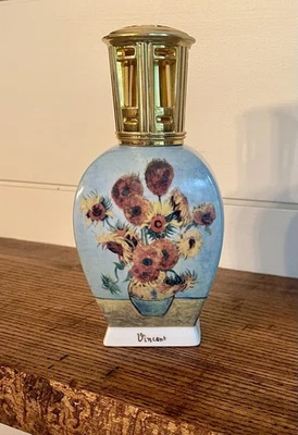 LAMPE BERGER-Vincent Van Gogh "Girasoles" Limoges Aroma Lámpara y Quemador Foto 1 de 4
