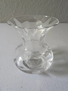 Vintage Wedgwood 24% Bleikristall Glas Vase Handarbeit Devon Collection England - Bild 1 von 16
